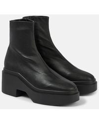 Robert Clergerie - Ankle Boots Nelle Aus Leder - Lyst