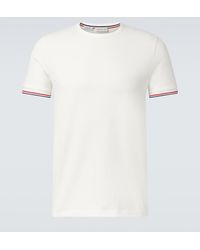 Moncler - Cotton-Blend Jersey T-Shirt - Lyst