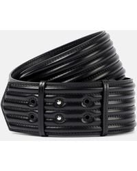 Alaïa - Padded Leather Belt - Lyst