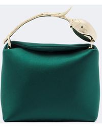 Erdem - Bloom Mini Satin Top-Handle Bag - Lyst