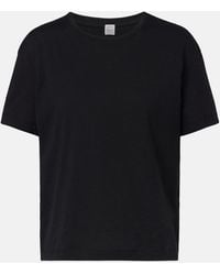 TOTEME - Cotton Jersey T-Shirt - Lyst