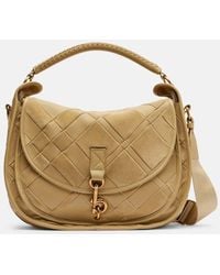 Burberry - Schultertasche Medium Aus Leder - Lyst
