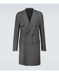 Lanvin Doppelreihiger Mantel aus Wolle - Mehrfarbig