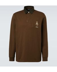 Polo Ralph Lauren - Polo Bear Cotton Polo Shirt - Lyst