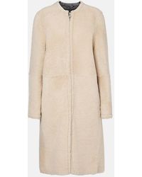 TOTEME - Mantel Aus Shearling - Lyst
