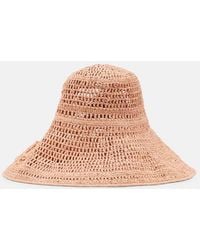 Chloé - Logo Raffia Sunhat - Lyst