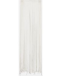 Alaïa - Sciarpa Con Perline E Frange - Lyst