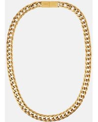 Saint Laurent - Fine Ceinture Chain Belt - Lyst