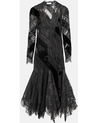 Zimmermann - Spliced Eden Midi Dress - Lyst