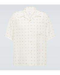 Visvim - Crosby Printed Silk Bowling Shirt - Lyst