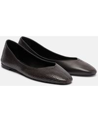 Jacquemus - Ballerines Leather Ballet Flats - Lyst