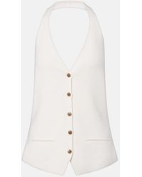 Lisa Yang - Immy Halterneck Cashmere Sweater Vest - Lyst