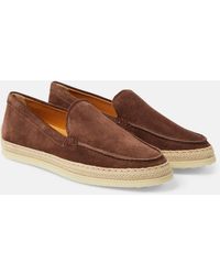 Tod's - Gommino Suede Ballet Flats - Lyst
