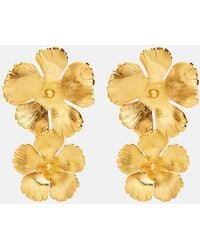 Jennifer Behr - Collette-Plated Drop Earrings - Lyst