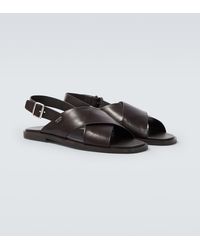 Prada - Sandalen Aus Leder - Lyst