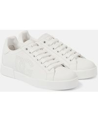 Dolce & Gabbana - Portofino Leder -Sneaker - Lyst