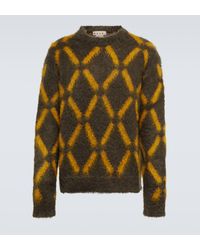 Marni - Intarsia Mohair-blend Sweater - Lyst