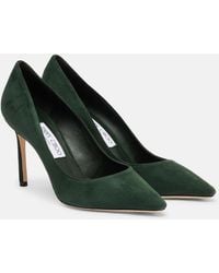 Jimmy Choo - Romy 85 Suede Pumps - Lyst