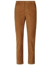 7 For All Mankind - High-Rise-Hose aus Samt - Lyst