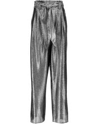 Christopher Kane Metallic Wide-leg Pants