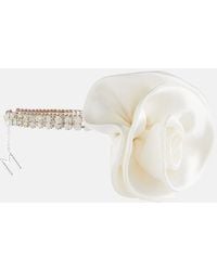 Magda Butrym - Floral-Applique Crystal-Embellished Choker - Lyst