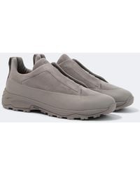 ZEGNA - Sneakers Triple Stitch Monte Aus Veloursleder - Lyst