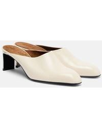 KHAITE - Colt 50 Leather Mules - Lyst