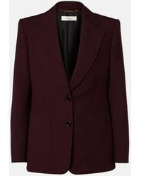 Chloé - Wool Gabardine Blazer - Lyst
