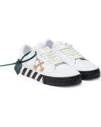 Off-White c/o Virgil Abloh Sneakers Low Vulcanized aus Canvas - Weiß