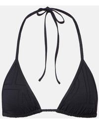 TOTEME - Monogram Pointelle Bikini Top - Lyst