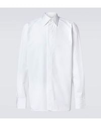 Saint Laurent - Cassandre Cotton Poplin Shirt - Lyst