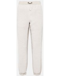 Brunello Cucinelli - Wool-Blend Sweatpants - Lyst