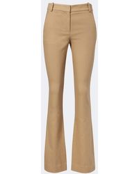 Veronica Beard - Corbette Twill Flared Pants - Lyst