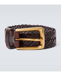 Brunello Cucinelli - Braided Leather Belt - Lyst