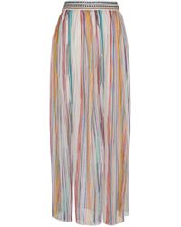 Missoni Striped Knit Maxi Skirt - Multicolour