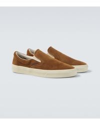 Tom Ford - Jude Suede Slip-On Sneakers - Lyst
