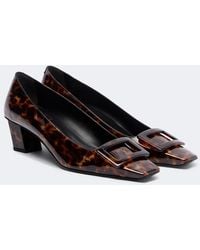 Roger Vivier - Belle Vivier Printed Patent Leather Pumps - Lyst