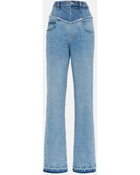 Isabel Marant - Noemie High-Waisted Denim Jeans - Lyst