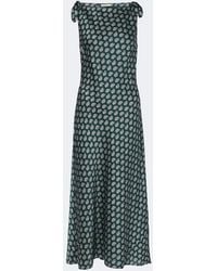 Doen - Mariselle Paisley Silk-Blend Midi Dress - Lyst