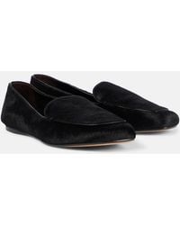 KHAITE - Monroe Calf Hair Loafers - Lyst