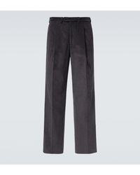Saman Amel - Amo Cotton Corduroy Wide-Leg Pants - Lyst