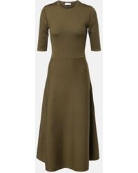 Gabriela Hearst - Robe Midi En Laine, Cachemire Et Soie - Lyst