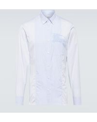 Burberry - Camisa de algodon con Equestrian Knight - Lyst