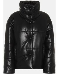 Nanushka - Hide Faux Leather Puffer Jacket - Lyst