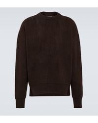 Jil Sander - Ribbed-knit Wool Sweater - Lyst