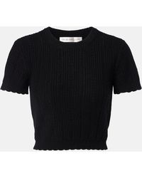 FRAME - X Amelia The Getaway Cashmere Crop Top - Lyst