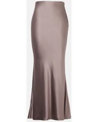 The Sei - Silk Charmeuse Maxi Skirt - Lyst