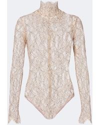 Valentino - Lace Bodysuit - Lyst