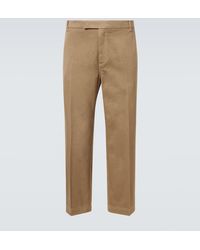 Thom Browne - Gerade Hose Aus Baumwoll-Twill - Lyst
