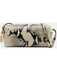 KHAITE - Kye Mini Snake-Effect Leather Crossbody Bag - Lyst